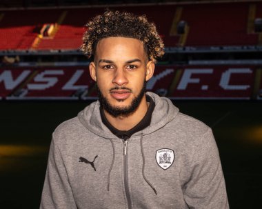 Barry Cotter signs for Barnsley on a 3.5 year deal at Oakwell, Barnsley, United Kingdom, 18th January 202