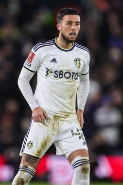 Sam Greenwood #42 of Leeds United during the Emirates FA Cup Third Round replay Leeds United vs Cardiff City at Elland Road, Leeds, United Kingdom, 18th January 202
