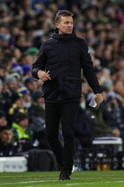 Jesse Marsch manager of Leeds United during the Emirates FA Cup Third Round replay Leeds United vs Cardiff City at Elland Road, Leeds, United Kingdom, 18th January 202