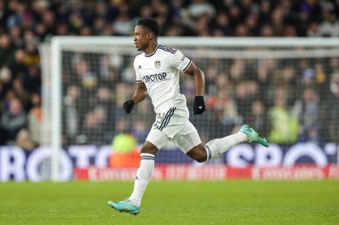 Luis Sinisterra #23 of Leeds United during the Emirates FA Cup Third Round replay Leeds United vs Cardiff City at Elland Road, Leeds, United Kingdom, 18th January 202
