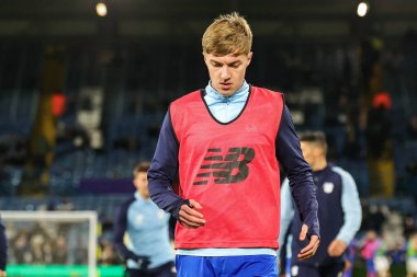 Joel Bagan #3 of Cardiff City during the pre-game warmup ahead of the Emirates FA Cup Third Round replay Leeds United vs Cardiff City at Elland Road, Leeds, United Kingdom, 18th January 202