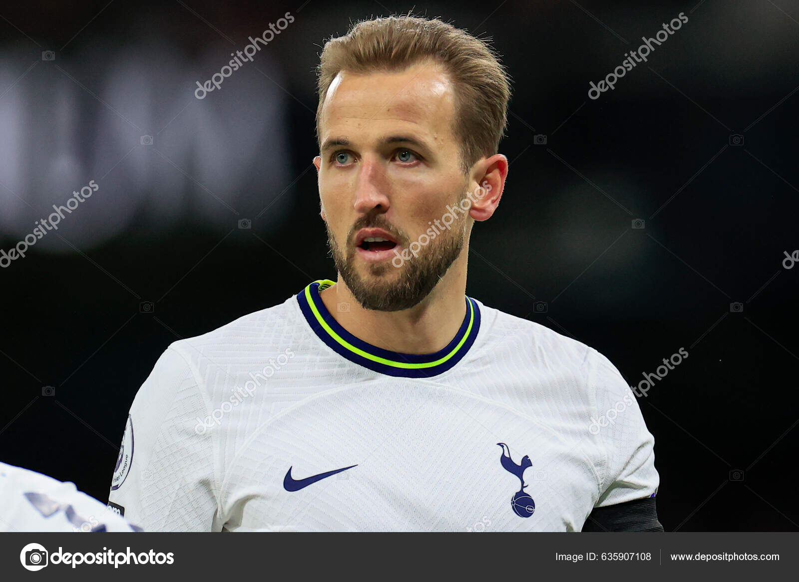 Harry Kane Dari Tottenham Hotspur Selama Pertandingan Premier
