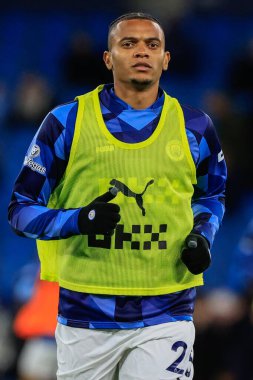 Manuel Akanji #25 of Manchester City in the pregame warmup session during the Premier League match Manchester City vs Tottenham Hotspur at Etihad Stadium, Manchester, United Kingdom, 19th January 202