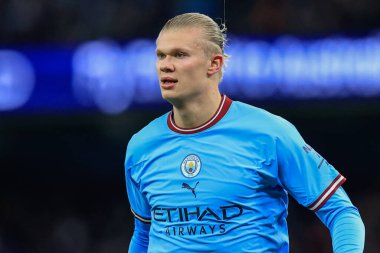 Erling Hland #9 of Manchester City during the Premier League match Manchester City vs Tottenham Hotspur at Etihad Stadium, Manchester, United Kingdom, 19th January 2023