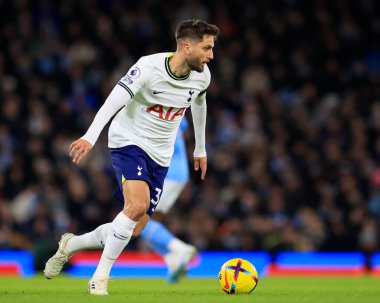 Rodrigo Bentancur #30 of Tottenham Hotspur during the Premier League match Manchester City vs Tottenham Hotspur at Etihad Stadium, Manchester, United Kingdom, 19th January 202