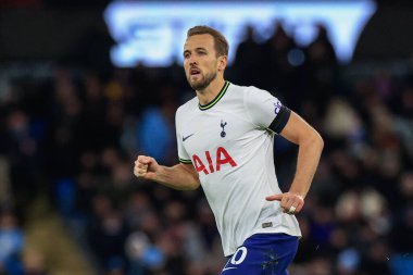 Harry Kane #10 of Tottenham Hotspur during the Premier League match Manchester City vs Tottenham Hotspur at Etihad Stadium, Manchester, United Kingdom, 19th January 202