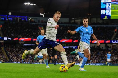 Dejan Kulusevski #21 of Tottenham Hotspur during the Premier League match Manchester City vs Tottenham Hotspur at Etihad Stadium, Manchester, United Kingdom, 19th January 202