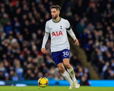 Rodrigo Bentancur #30 of Tottenham Hotspur during the Premier League match Manchester City vs Tottenham Hotspur at Etihad Stadium, Manchester, United Kingdom, 19th January 202