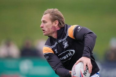 Brad Dwyer #33 of Hull FC warms up before the Rugby League Pre Season match Sheffield Eagles vs Hull FC at Sheffield Olympic Legacy Park, Sheffield, United Kingdom, 22nd January 202