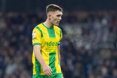 Dara O'Shea #4 of West Bromwich Albion during the Sky Bet Championship match Burnley vs West Bromwich Albion at Turf Moor, Burnley, United Kingdom, 20th January 202