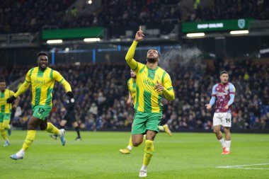 Darnell Furlong #2 of West Bromwich Albion celebrates his goal to make it 0-1 during the Sky Bet Championship match Burnley vs West Bromwich Albion at Turf Moor, Burnley, United Kingdom, 20th January 202