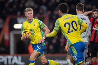 Sam Surridge #16 of Nottingham Forest scores an equaliser late on during the Premier League match Bournemouth vs Nottingham Forest at Vitality Stadium, Bournemouth, United Kingdom, 21st January 202
