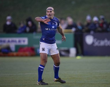 Danny Houghton #9 of Hull FC during the Rugby League Pre Season match Sheffield Eagles vs Hull FC at Sheffield Olympic Legacy Park, Sheffield, United Kingdom, 22nd January 2023