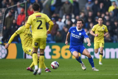Ryan Wintle #6 of Cardiff City  in action during the game  during the Sky Bet Championship match Cardiff City vs Millwall at Cardiff City Stadium, Cardiff, United Kingdom, 21st January 202