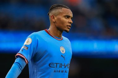 Manuel Akanji #25 of Manchester City during the Premier League match Manchester City vs Wolverhampton Wanderers at Etihad Stadium, Manchester, United Kingdom, 22nd January 202