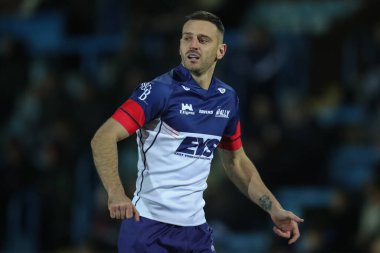 Craig Hall #4 of Featherstone Rovers playing his testimonial game during the Rugby League Pre Season match Featherstone Rovers vs Hull KR at The Milennium Stadium, Featherstone, United Kingdom, 20th January 202