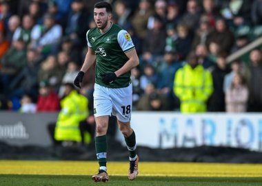 Plymouth Argyle midfielder Finn Azaz (18)  during the Sky Bet League 1 match Plymouth Argyle vs Cheltenham Town at Home Park, Plymouth, United Kingdom, 21st January 202