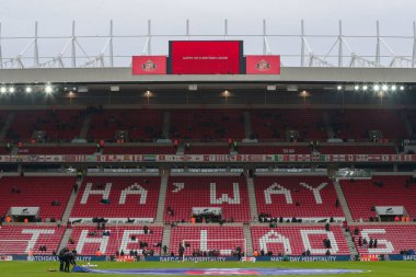 General view inside The Stadium of Light ahead of the Sky Bet Championship match Sunderland vs Middlesbrough at Stadium Of Light, Sunderland, United Kingdom, 22nd January 202
