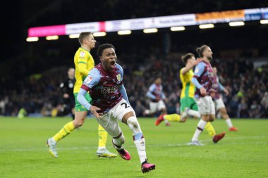 Nathan Tella #23 of Burnley celebrates his goal to make it 1-1 during the Sky Bet Championship match Burnley vs West Bromwich Albion at Turf Moor, Burnley, United Kingdom, 20th January 202