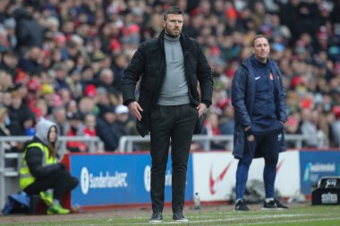 Michael Carrick manager of Middlesbrough during the Sky Bet Championship match Sunderland vs Middlesbrough at Stadium Of Light, Sunderland, United Kingdom, 22nd January 202