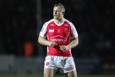 Greg Richards #30 of Hull KR during the Rugby League Pre Season match Featherstone Rovers vs Hull KR at The Milennium Stadium, Featherstone, United Kingdom, 20th January 202