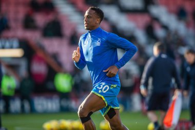 Willy Boly #30 of Nottingham Forest warms up before the Premier League match Bournemouth vs Nottingham Forest at Vitality Stadium, Bournemouth, United Kingdom, 21st January 202