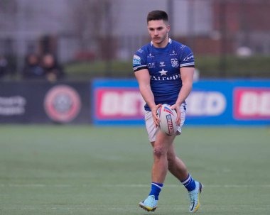 Ben McNamara #19 of Hull FC sets to kick during the Rugby League Pre Season match Sheffield Eagles vs Hull FC at Sheffield Olympic Legacy Park, Sheffield, United Kingdom, 22nd January 202