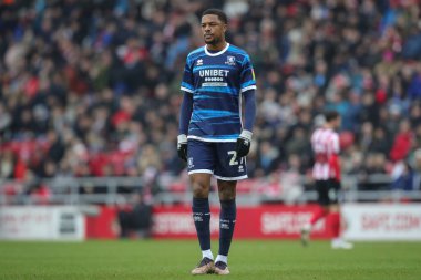 Chuba Akpom #29 of Middlesbrough during the Sky Bet Championship match Sunderland vs Middlesbrough at Stadium Of Light, Sunderland, United Kingdom, 22nd January 202