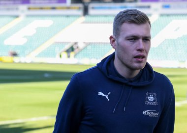 Plymouth Argyle midfielder Sam Cosgrove (16) arrives  during the Sky Bet League 1 match Plymouth Argyle vs Cheltenham Town at Home Park, Plymouth, United Kingdom, 21st January 202