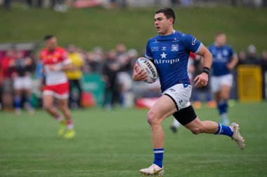 Jake Clifford #7 of Hull FC run s in to score a try during the Rugby League Pre Season match Sheffield Eagles vs Hull FC at Sheffield Olympic Legacy Park, Sheffield, United Kingdom, 22nd January 202