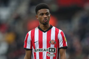 Amad Diallo #16 of Sunderland during the Sky Bet Championship match Sunderland vs Middlesbrough at Stadium Of Light, Sunderland, United Kingdom, 22nd January 202