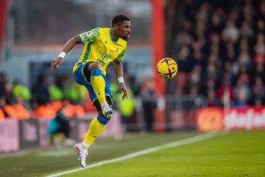 Serge Aurier #24 of Nottingham Forest in action during the Premier League match Bournemouth vs Nottingham Forest at Vitality Stadium, Bournemouth, United Kingdom, 21st January 202