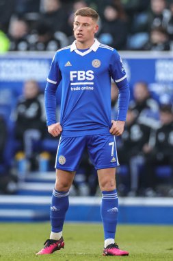 Harvey Barnes #7 of Leicester City during the Premier League match Leicester City vs Brighton and Hove Albion at King Power Stadium, Leicester, United Kingdom, 21st January 202