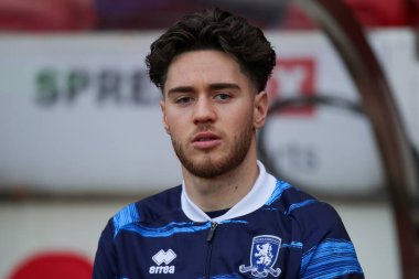 Hayden Hackney #30 of Middlesbrough during the Sky Bet Championship match Sunderland vs Middlesbrough at Stadium Of Light, Sunderland, United Kingdom, 22nd January 202