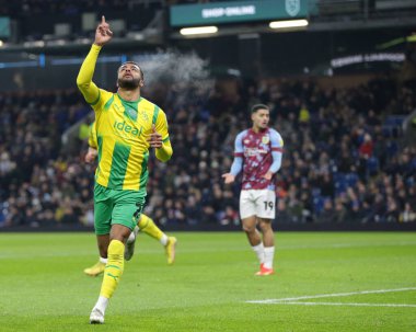 Darnell Furlong #2 of West Bromwich Albion celebrates his goal to make it 0-1 during the Sky Bet Championship match Burnley vs West Bromwich Albion at Turf Moor, Burnley, United Kingdom, 20th January 202