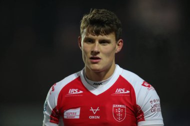 Louis Senior #23 of Hull KR during the Rugby League Pre Season match Featherstone Rovers vs Hull KR at The Milennium Stadium, Featherstone, United Kingdom, 20th January 202