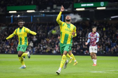 Darnell Furlong #2 of West Bromwich Albion celebrates his goal to make it 0-1 during the Sky Bet Championship match Burnley vs West Bromwich Albion at Turf Moor, Burnley, United Kingdom, 20th January 202