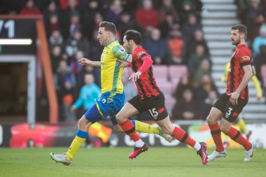 Chris Wood #39 of Nottingham Forest chases down a ball during the Premier League match Bournemouth vs Nottingham Forest at Vitality Stadium, Bournemouth, United Kingdom, 21st January 202