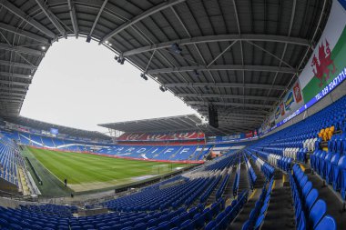 General view of Cardiff City Stadium, during the Sky Bet Championship match Cardiff City vs Millwall at Cardiff City Stadium, Cardiff, United Kingdom, 21st January 202