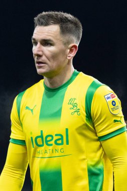 Jed Wallace #17 of West Bromwich Albion during the Sky Bet Championship match Burnley vs West Bromwich Albion at Turf Moor, Burnley, United Kingdom, 20th January 202