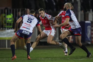 Tom Opacic #3 of Hull KR in action during the Rugby League Pre Season match Featherstone Rovers vs Hull KR at The Milennium Stadium, Featherstone, United Kingdom, 20th January 202