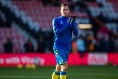 Chris Wood #39 of Nottingham Forest warms up before the Premier League match Bournemouth vs Nottingham Forest at Vitality Stadium, Bournemouth, United Kingdom, 21st January 202