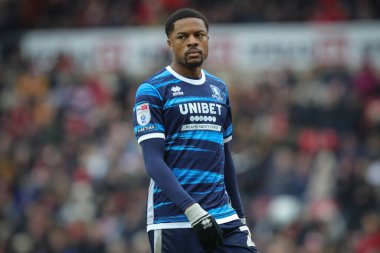 Chuba Akpom #29 of Middlesbrough during the Sky Bet Championship match Sunderland vs Middlesbrough at Stadium Of Light, Sunderland, United Kingdom, 22nd January 202