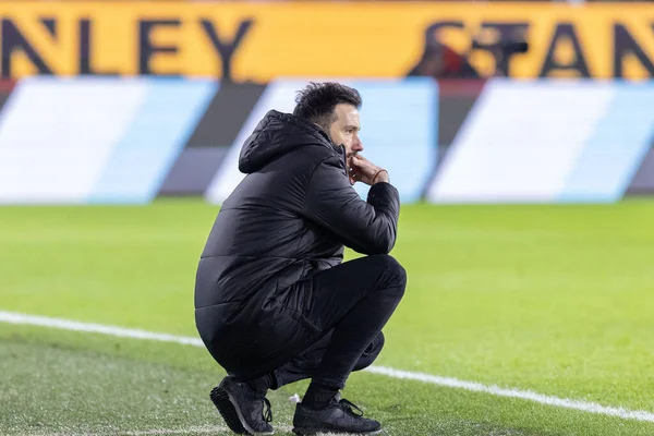 Dejected Carlos Corberan Manager West Bromwich Albion Sky Bet Championship — Stockfoto