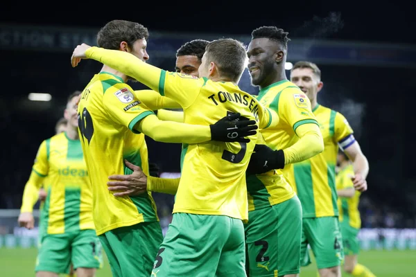 Darnell Furlong #2 of West Bromwich Albion celebrates his goal to make it 0-1 during the Sky Bet Championship match Burnley vs West Bromwich Albion at Turf Moor, Burnley, United Kingdom, 20th January 202