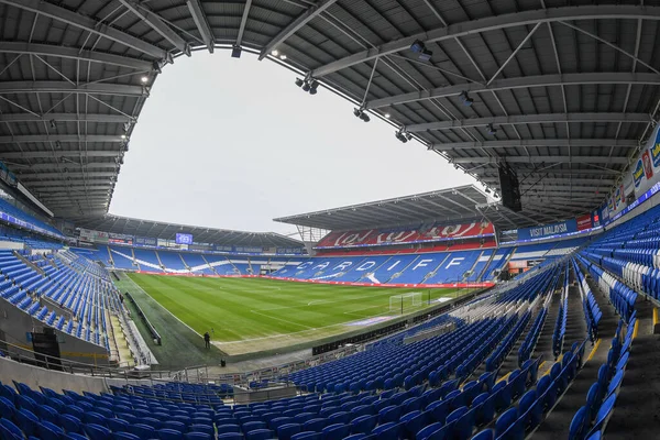 General view of Cardiff City Stadium, during the Sky Bet Championship match Cardiff City vs Millwall at Cardiff City Stadium, Cardiff, United Kingdom, 21st January 202