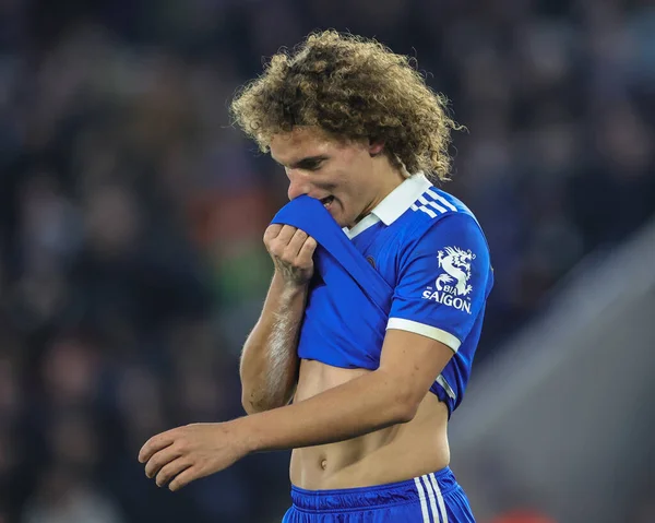 Wout Faes #3 of Leicester City during the Premier League match Leicester City vs Brighton and Hove Albion at King Power Stadium, Leicester, United Kingdom, 21st January 202