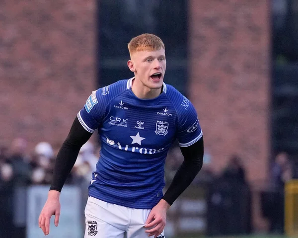 Harvey Barron #26 of Hull FC during the Rugby League Pre Season match Sheffield Eagles vs Hull FC at Sheffield Olympic Legacy Park, Sheffield, United Kingdom, 22nd January 202