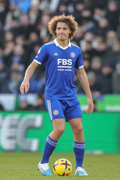 Wout Faes #3 of Leicester City during the Premier League match Leicester City vs Brighton and Hove Albion at King Power Stadium, Leicester, United Kingdom, 21st January 202