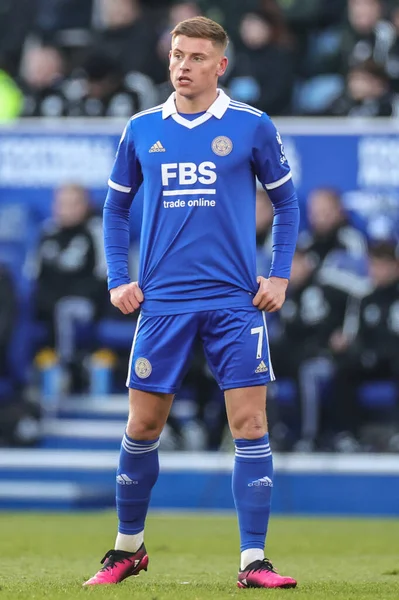 Harvey Barnes #7 of Leicester City during the Premier League match Leicester City vs Brighton and Hove Albion at King Power Stadium, Leicester, United Kingdom, 21st January 202